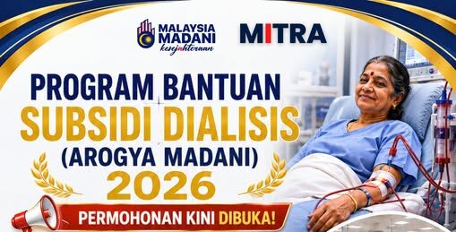 PERMOHONAN PROGRAM BANTUAN SUBSIDI DIALISIS MITRA TAHUN 2026 (AROGYA MADANI)