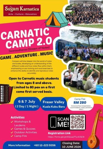 Sugam Karnatica organises Carnatic Camp 2.0