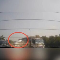 6 வாகனங்களை உட்படுத்திய சாலை விபத்து; விசாரணைக்கு உதவ லாரி ஓட்டுநர் கைது