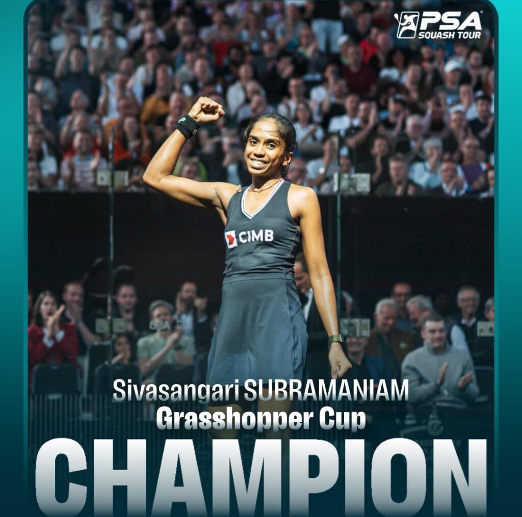 கிராஸ்ஹாப்பர் கப் 2026 சாம்பியன் சிவசங்கரி : அபார வெற்றியுடன் வரலாறு படைத்தார்