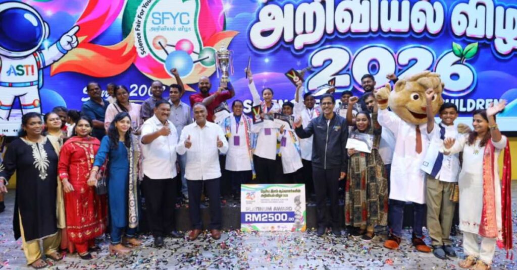 தேசிய இளம் விஞ்ஞானிகள் அறிவியல் கண்காட்சி 2026 : பிளாட்டினம் விருதை வென்று பெர்மாஸ் ஜெயா தமிழ்ப்பள்ளி சாதனை