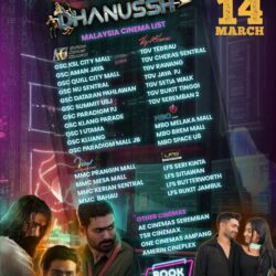 "Dhanussh" movie Cinema Listing