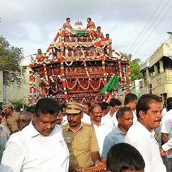 100 ஆண்டுகளுக்கு பிறகு தஞ்சை பெரிய கோயிலில் தேரோட்டம்