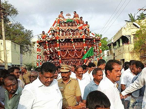 100 ஆண்டுகளுக்கு பிறகு தஞ்சை பெரிய கோயிலில் தேரோட்டம்